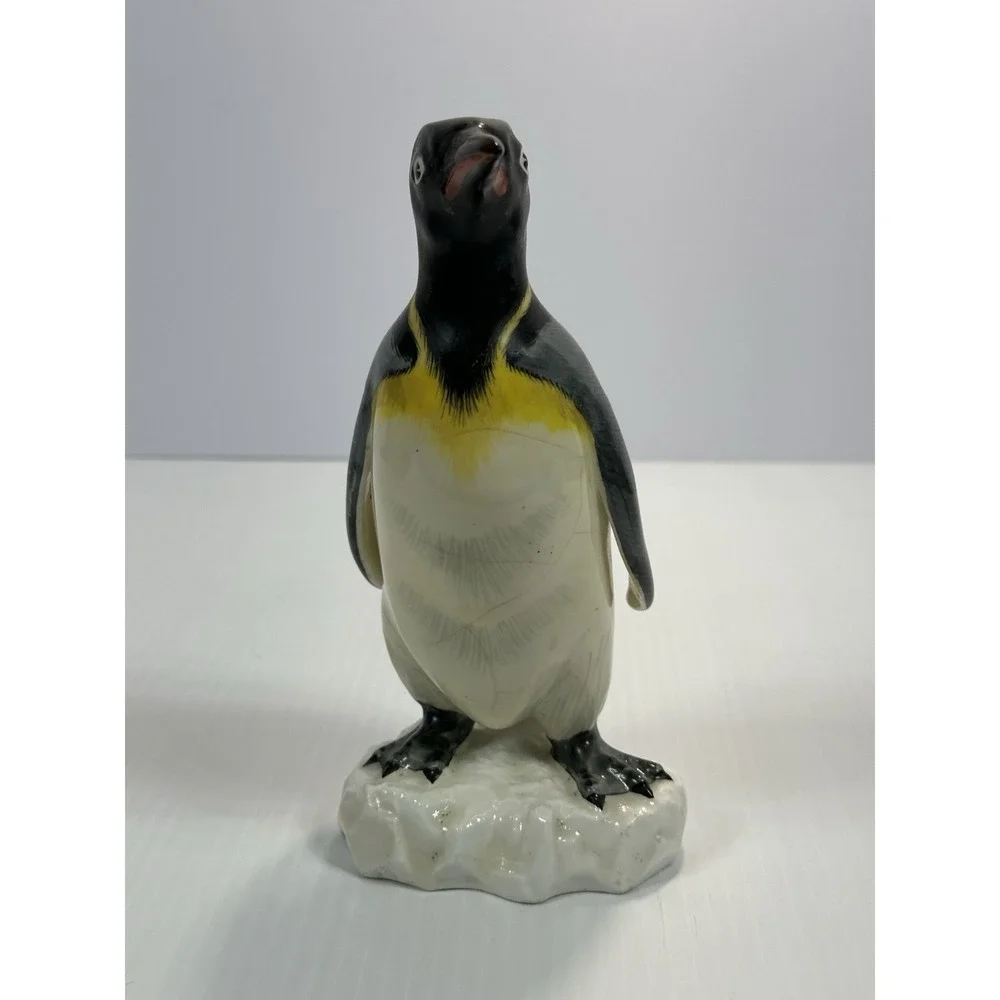 Vintage Penguin On Ice T. Goode & Co. South Audley ST London Staff's England
